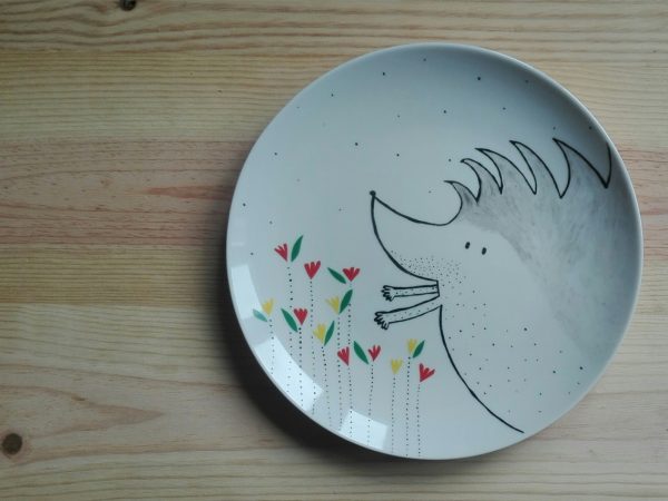 plato ceramica Ouri HeyJuddy